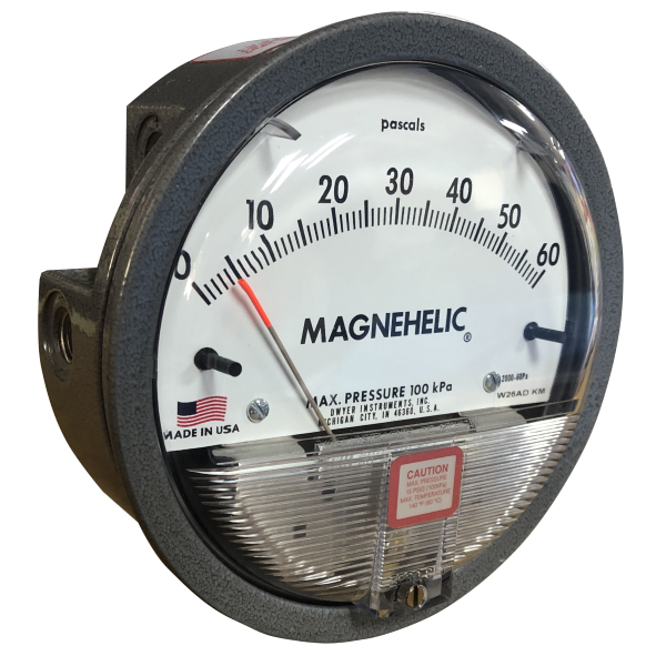 magnahelic filter pressure guage