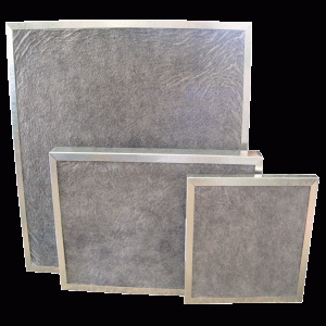 activated carbon panel filters bonded