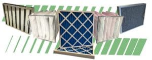 Airclean Air Filters Pleated Panel, General and high performance bag filters, mesh and baffle grease filters