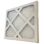 Synthetic panel air filter up to grade G4